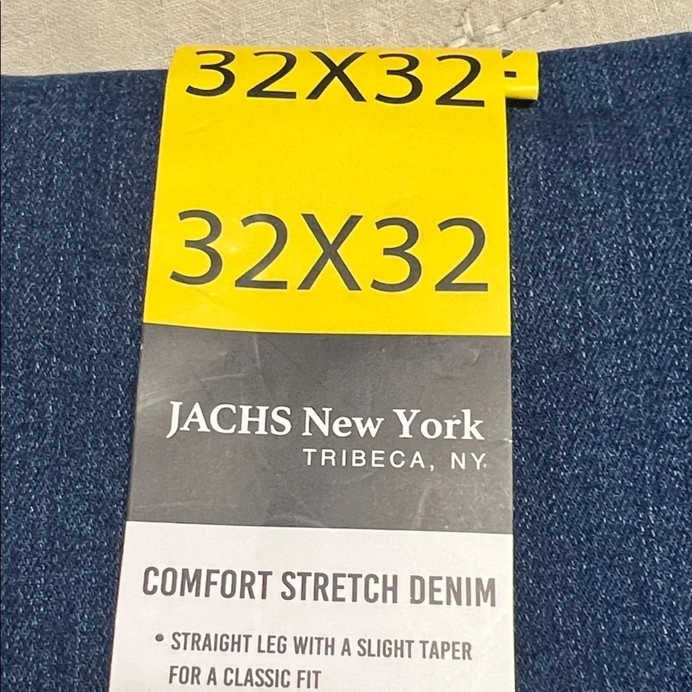 Jachs New York Men's Comfort Stretch Denim Jeans, Blue, Size/32X32 / NWT